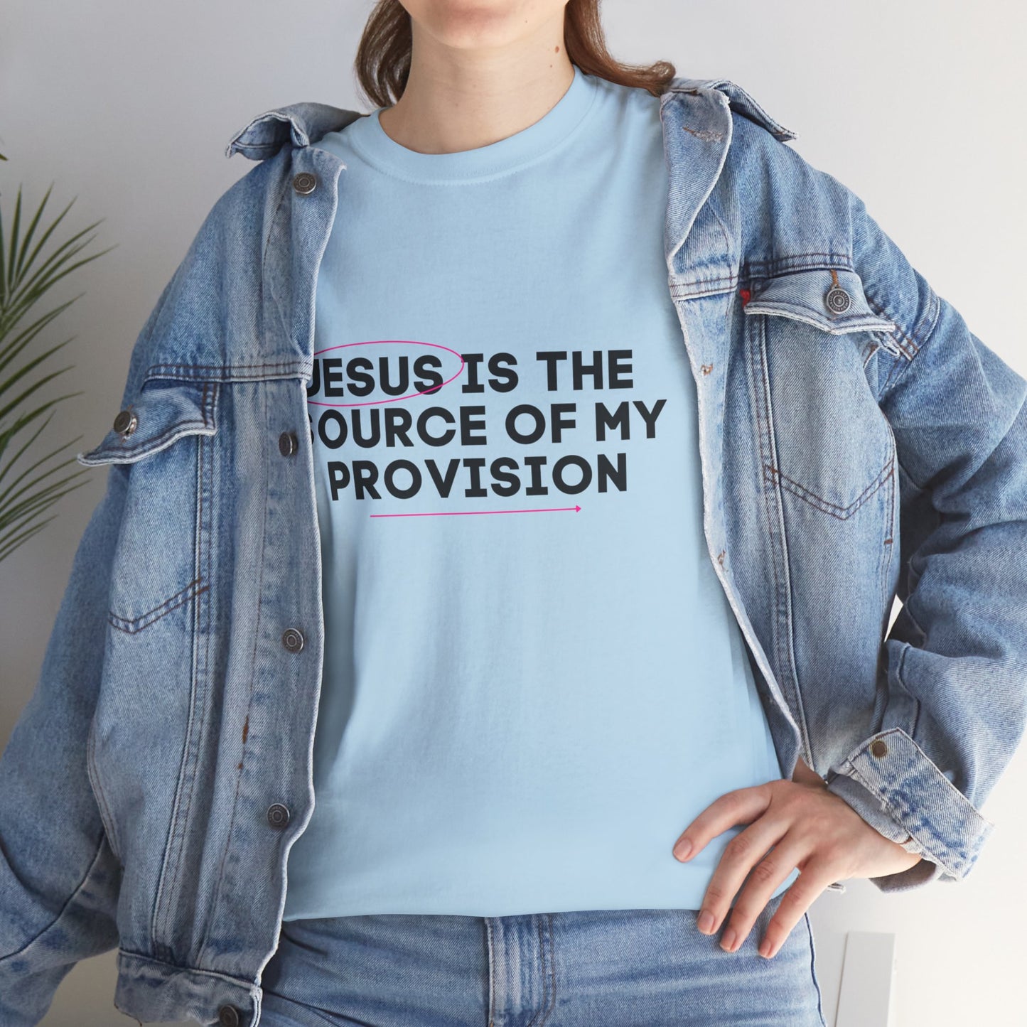 Jesus is the Source of My Provision- Unisex T-shirt