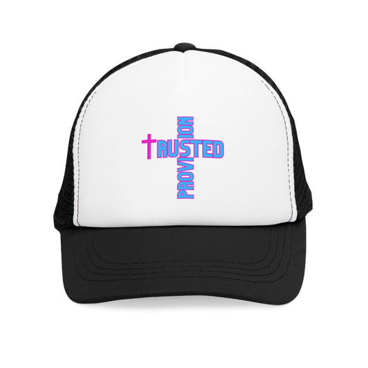 Trusted Provison- Mesh Cap (pink/blue logo)