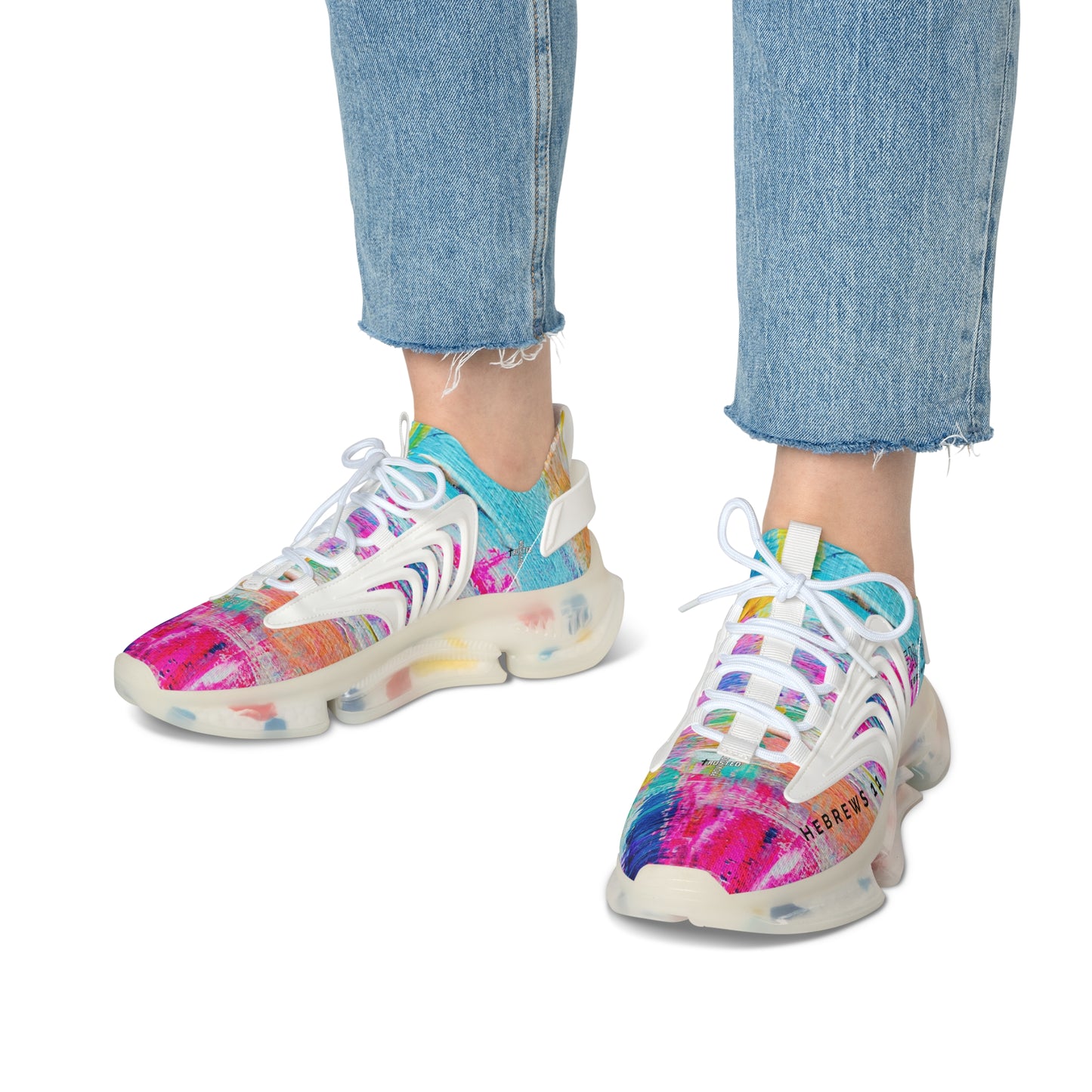 FAITH/Hebrews 11- Women's Sneakers (abstract)