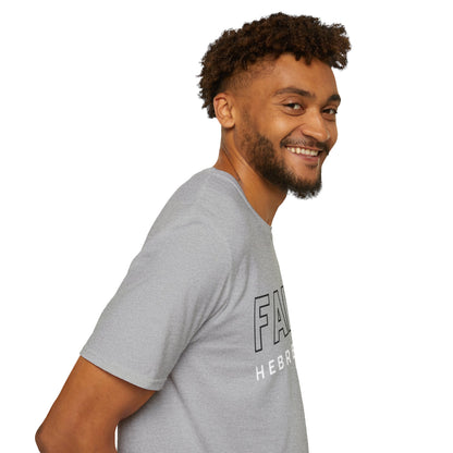 FAITH/HEBREWS 11- Unisex Softstyle T-Shirt (black & white)