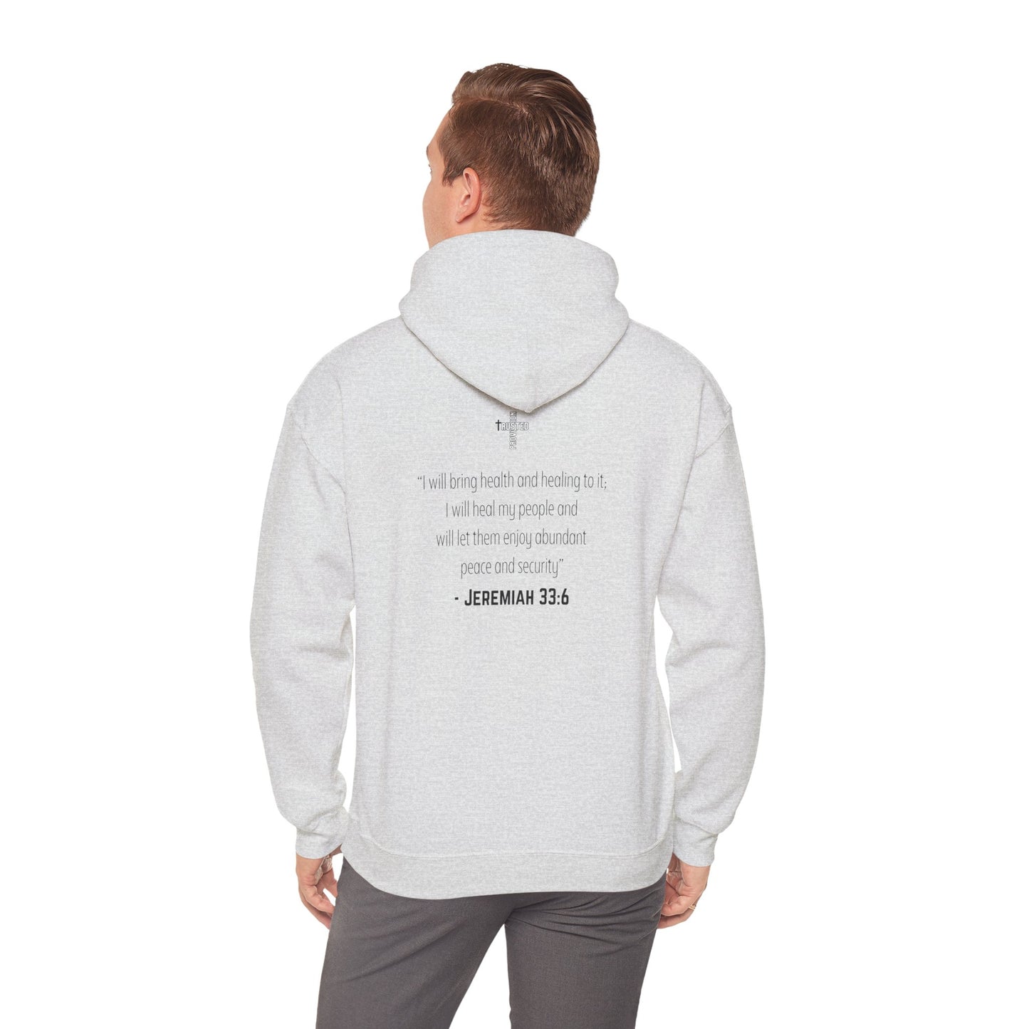 I am living proof...Jesus Heals- Unisex Hoodie