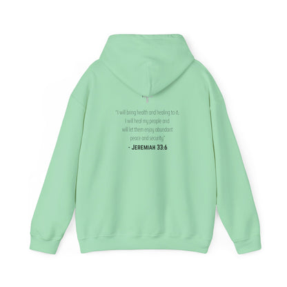 I am living proof...Jesus Heals- Unisex Hoodie