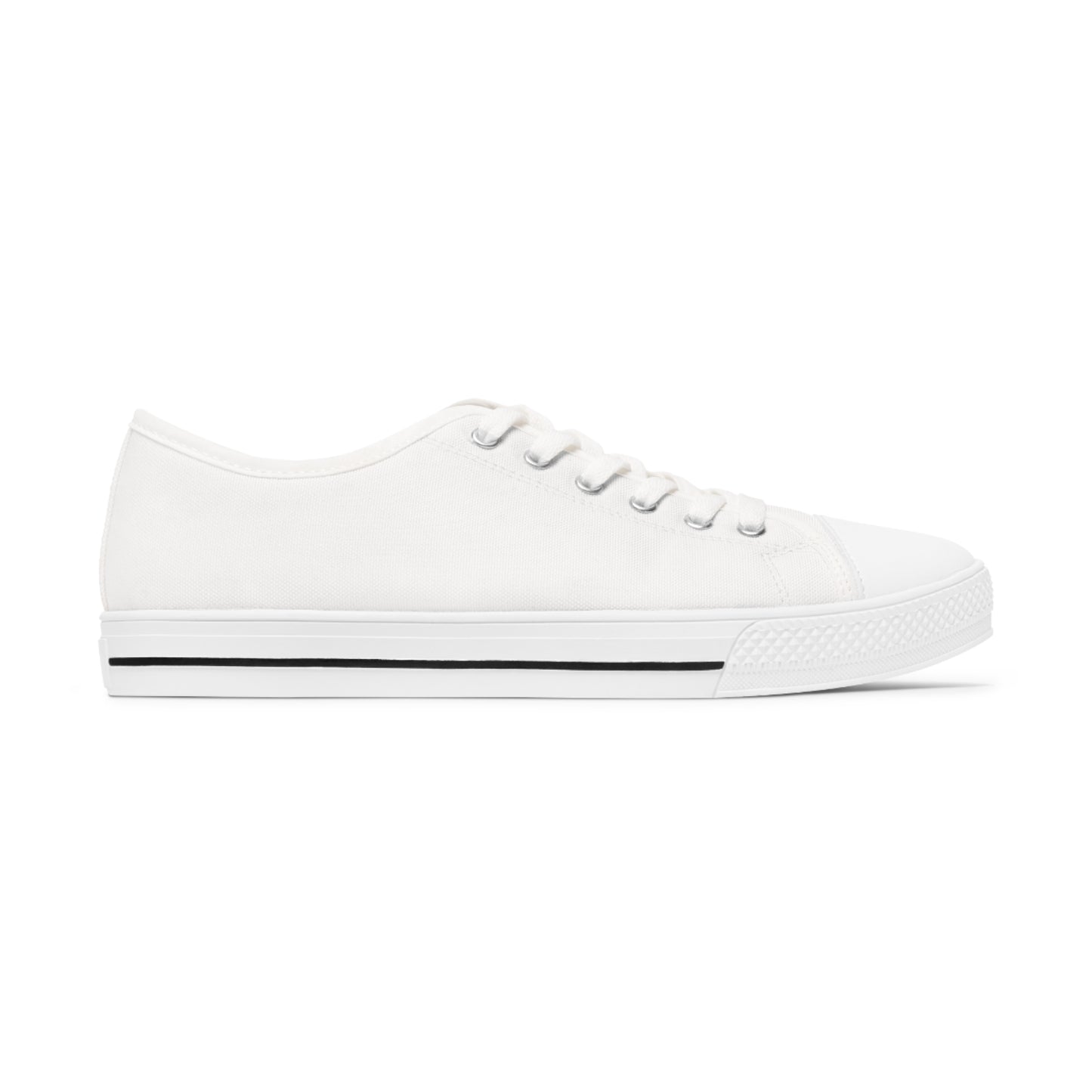 Peace (Phil 4:6)- Women's Low Top Sneakers (white)