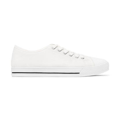 Peace (Phil 4:6)- Women's Low Top Sneakers (white)
