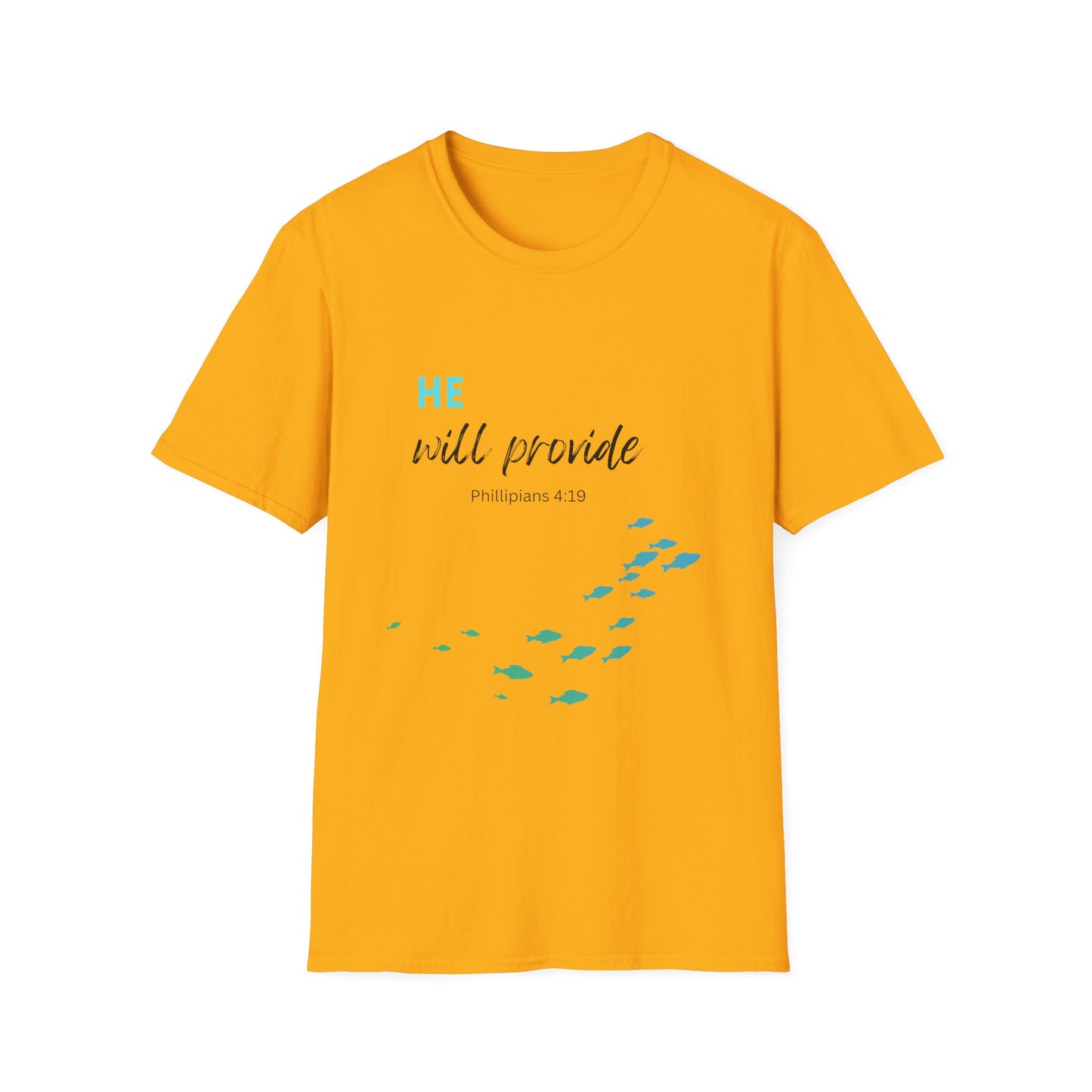 HE Will Provide- Unisex Softstyle T-Shirt