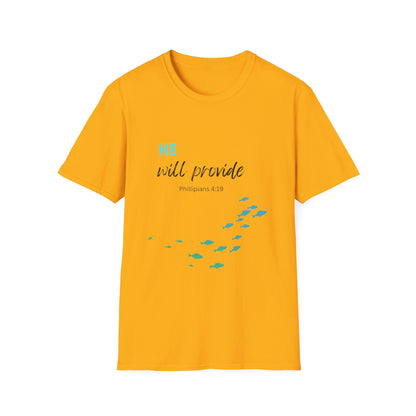 HE Will Provide- Unisex Softstyle T-Shirt