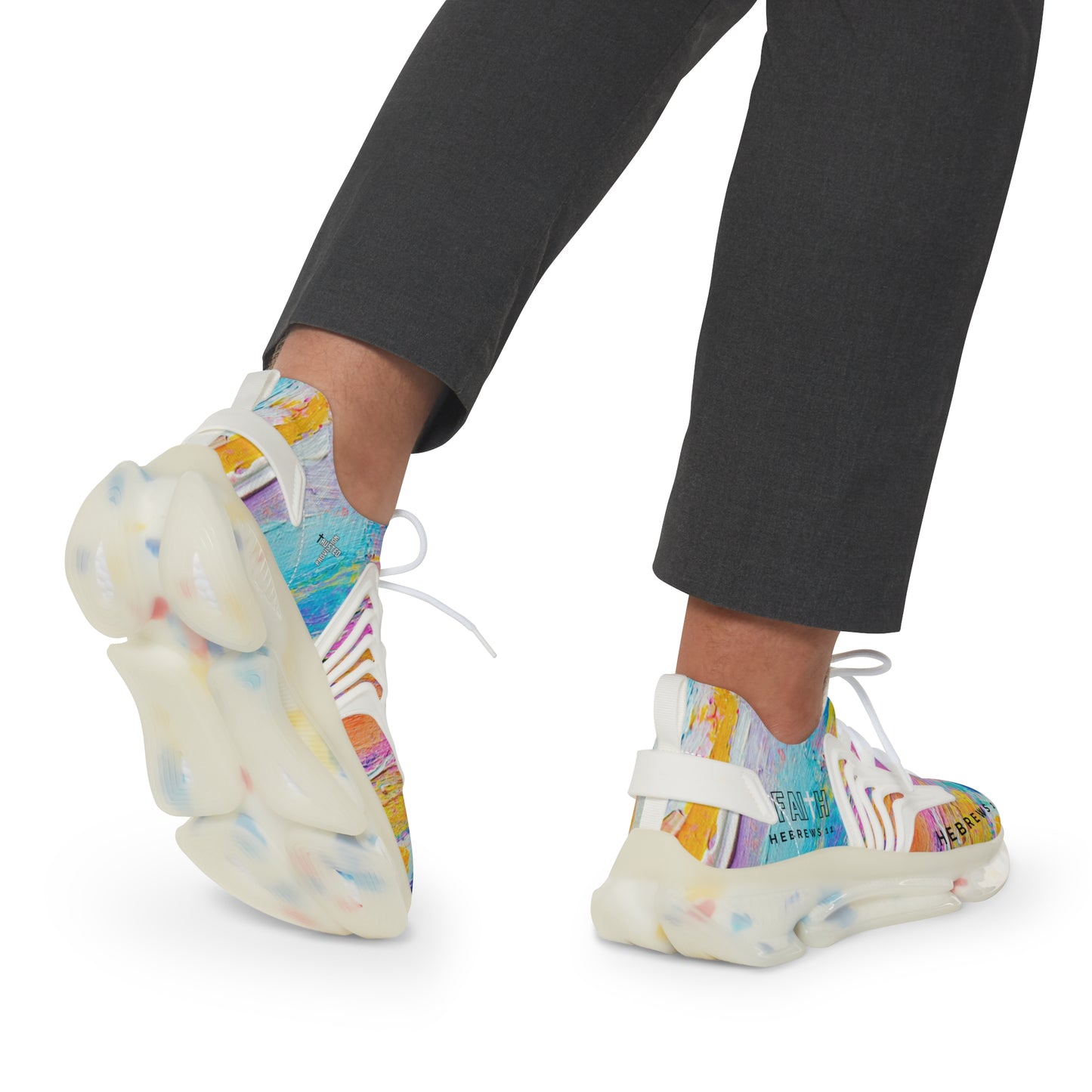 FAITH/Hebrews 11- Men's Sneakers (abstract)
