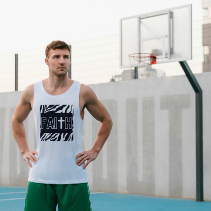 FAITH/Hebrews 11- Men's Tank Top (zebra)